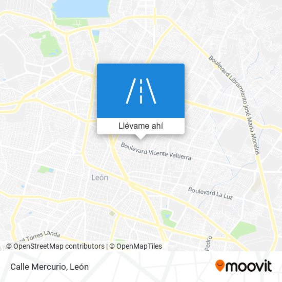 Mapa de Calle Mercurio