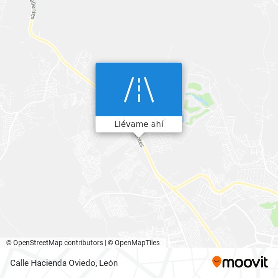 Mapa de Calle Hacienda Oviedo