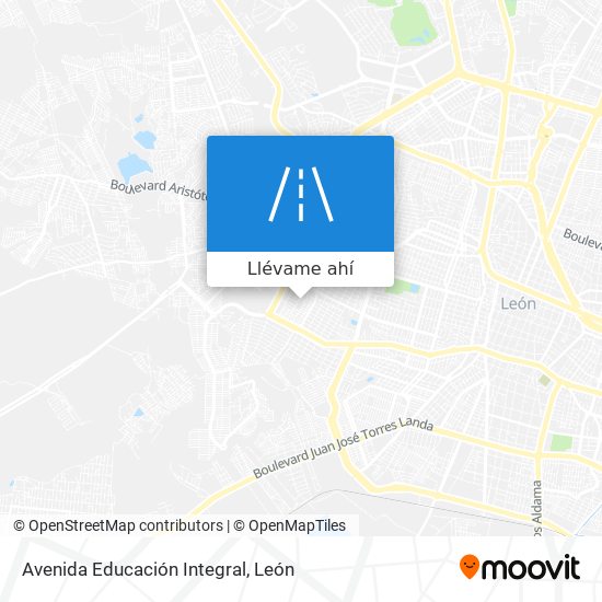 Mapa de Avenida Educación Integral