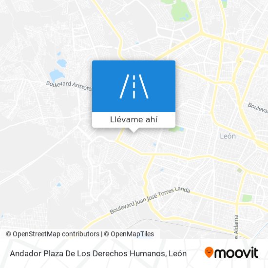 Mapa de Andador Plaza De Los Derechos Humanos