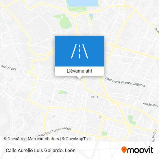 Mapa de Calle Aurelio Luis Gallardo