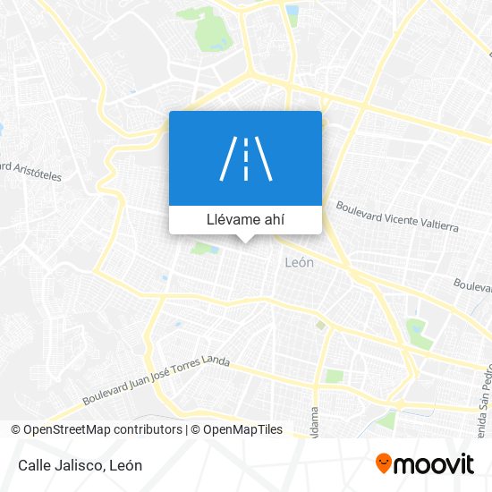 Mapa de Calle Jalisco