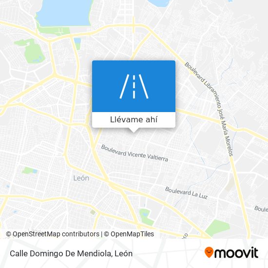 Mapa de Calle Domingo De Mendiola