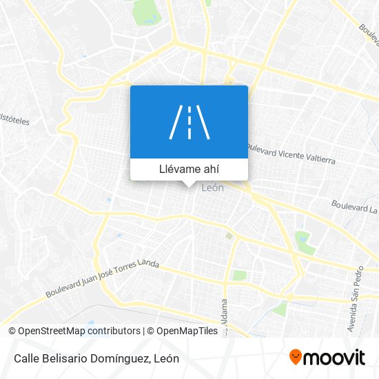 Mapa de Calle Belisario Domínguez