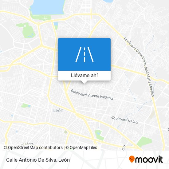 Mapa de Calle Antonio De Silva