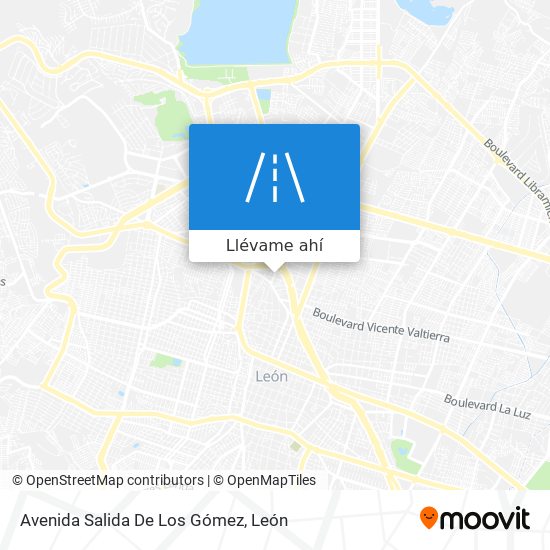 Mapa de Avenida Salida De Los Gómez