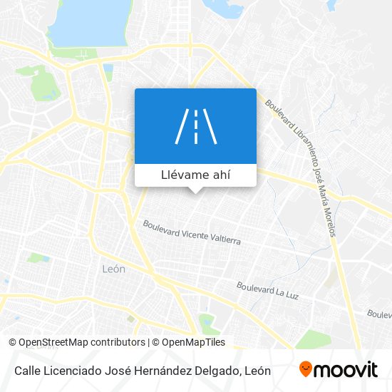 Mapa de Calle Licenciado José Hernández Delgado