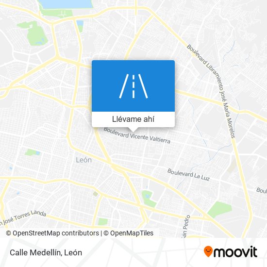 Mapa de Calle Medellín