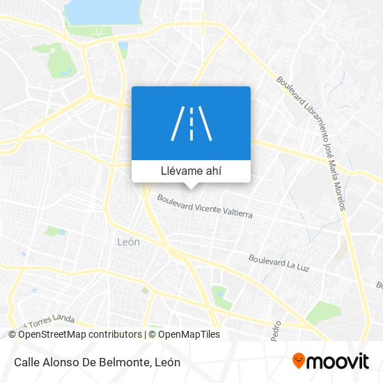 Mapa de Calle Alonso De Belmonte