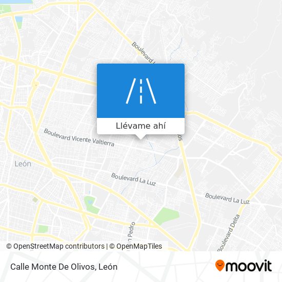 Mapa de Calle Monte De Olivos