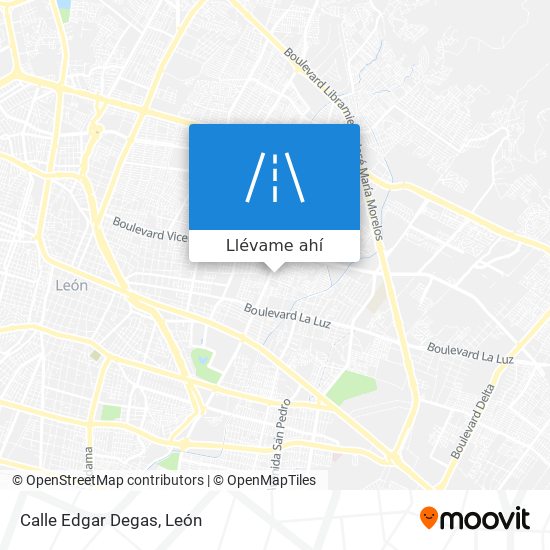Mapa de Calle Edgar Degas