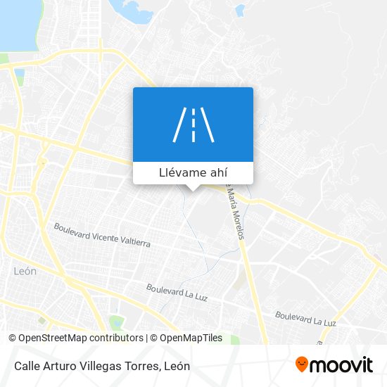 Mapa de Calle Arturo Villegas Torres
