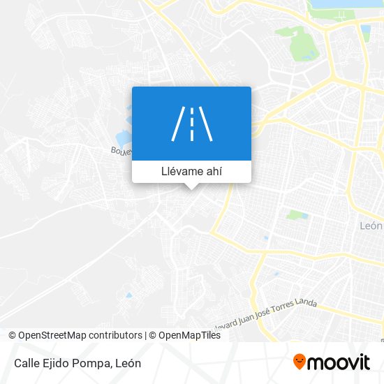 Mapa de Calle Ejido Pompa