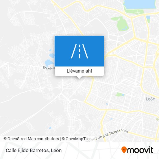 Mapa de Calle Ejido Barretos