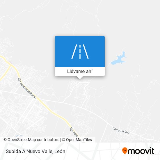 Mapa de Subida A Nuevo Valle