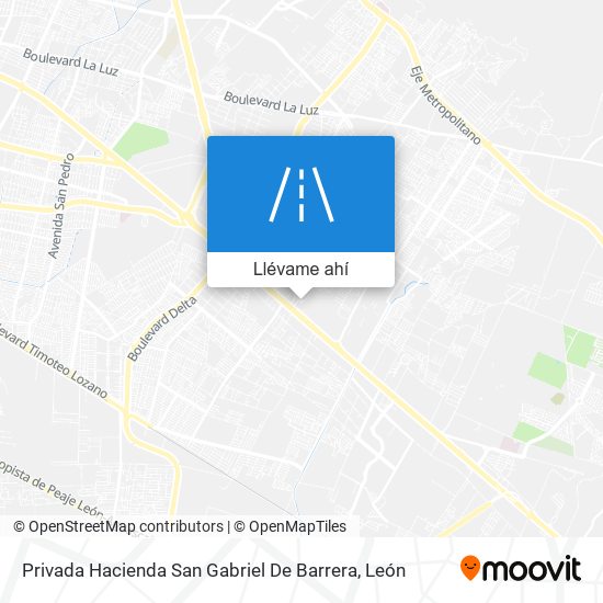 Mapa de Privada Hacienda San Gabriel De Barrera