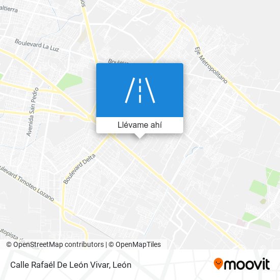 Mapa de Calle Rafaél De León Vivar