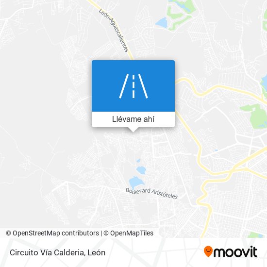 Mapa de Circuito Vía Calderia