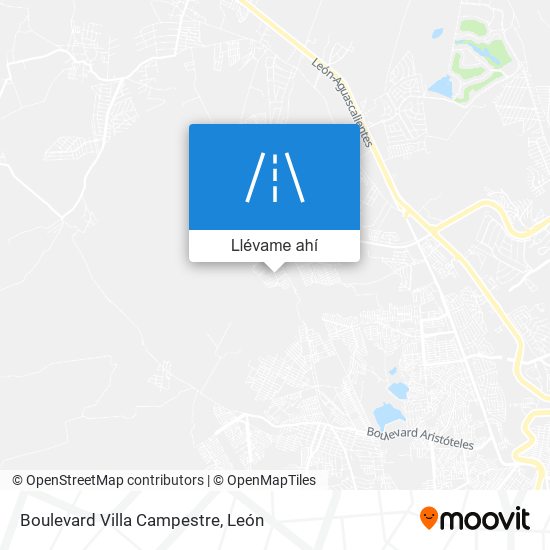 Mapa de Boulevard Villa Campestre