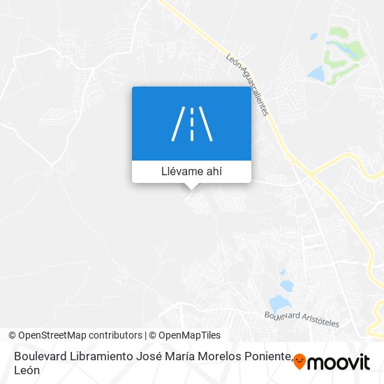 Mapa de Boulevard Libramiento José María Morelos Poniente
