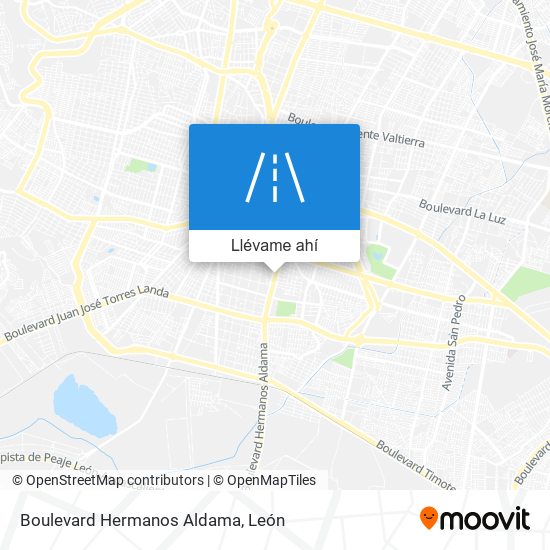 Mapa de Boulevard Hermanos Aldama