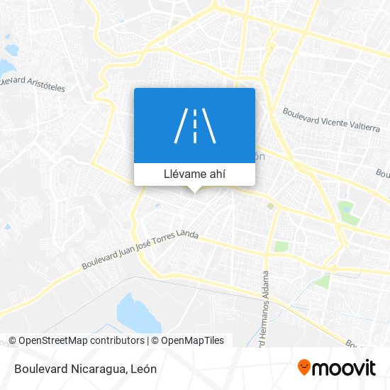 Mapa de Boulevard Nicaragua