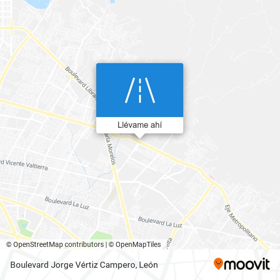 Mapa de Boulevard Jorge Vértiz Campero
