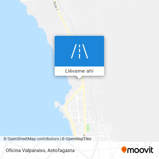 Mapa de Oficina Valparaíso
