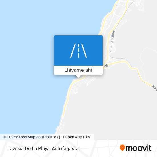 Mapa de Travesía De La Playa