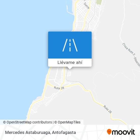 Mapa de Mercedes Astaburuaga