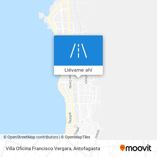 Mapa de Villa Oficina Francisco Vergara
