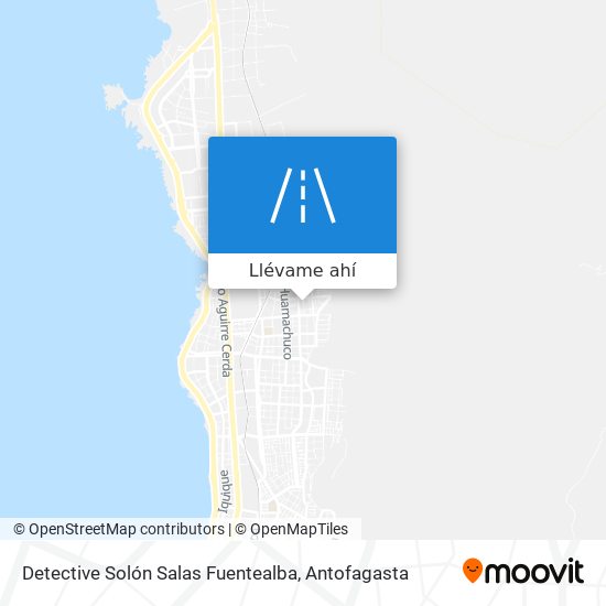 Mapa de Detective Solón Salas Fuentealba