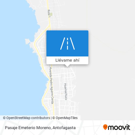 Mapa de Pasaje Emeterio Moreno
