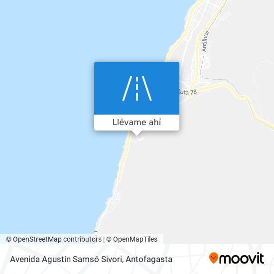 Mapa de Avenida Agustín Samsó Sivori