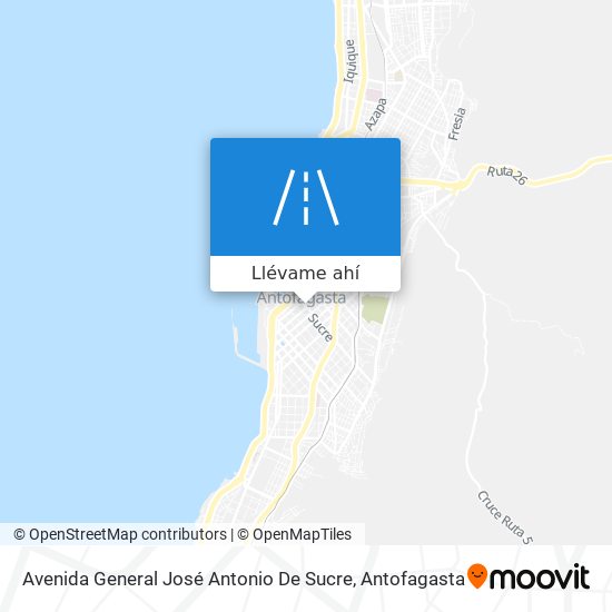 Mapa de Avenida General José Antonio De Sucre