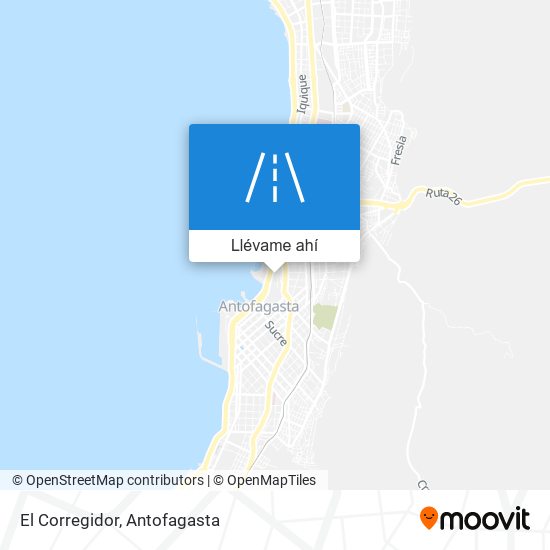 Mapa de El Corregidor