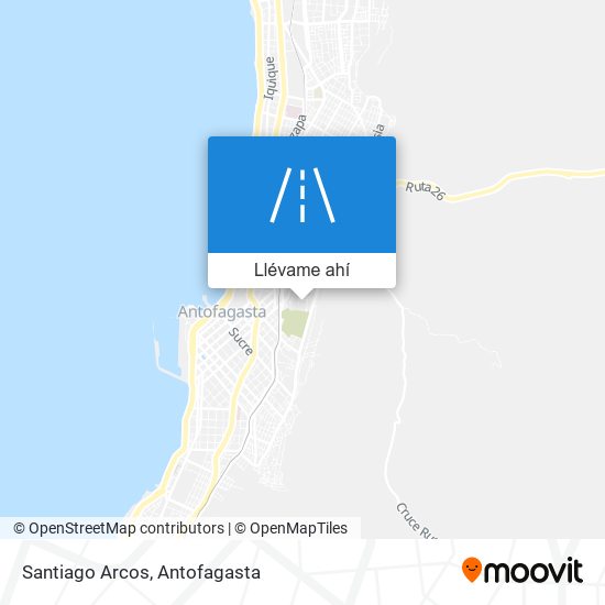 Mapa de Santiago Arcos