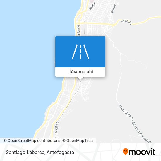 Mapa de Santiago Labarca