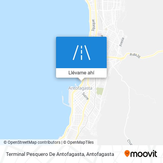 Mapa de Terminal Pesquero De Antofagasta