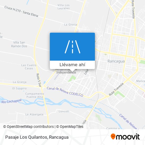 Mapa de Pasaje Los Quilantos