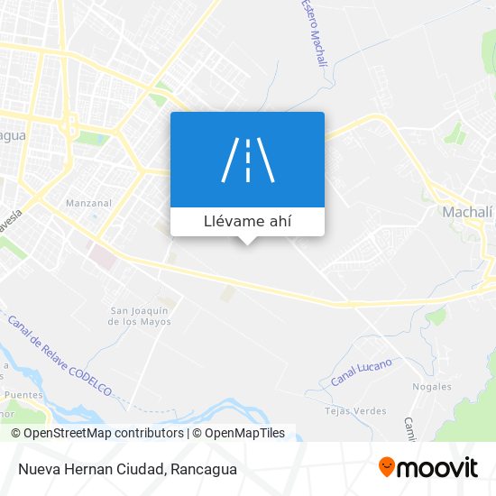 Mapa de Nueva Hernan Ciudad