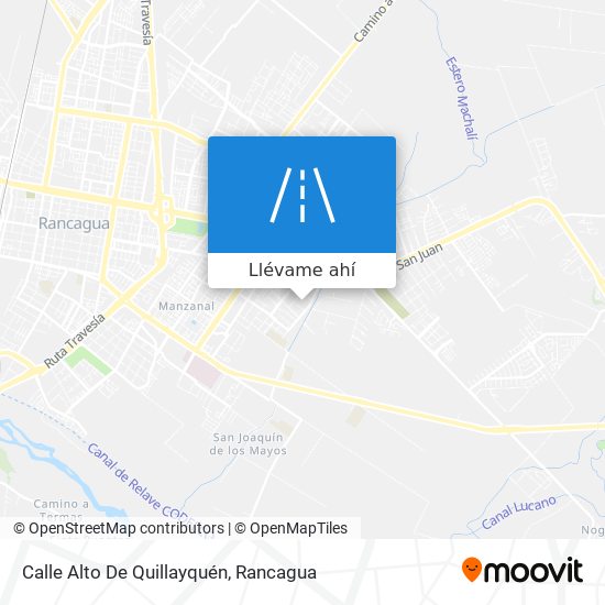 Mapa de Calle Alto De Quillayquén