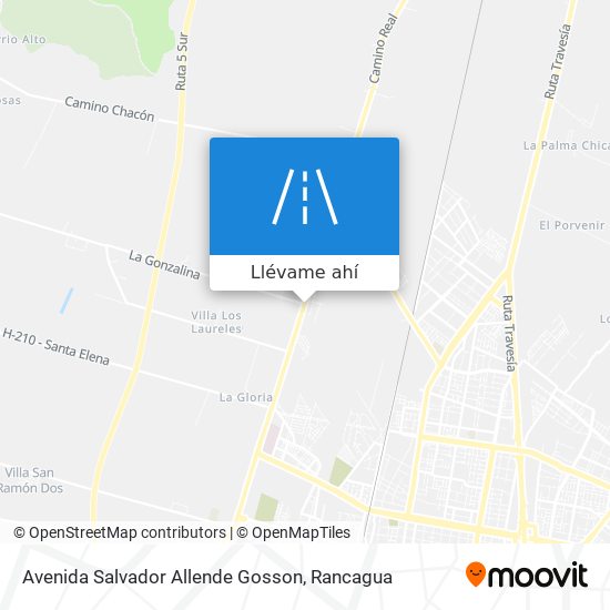 Mapa de Avenida Salvador Allende Gosson