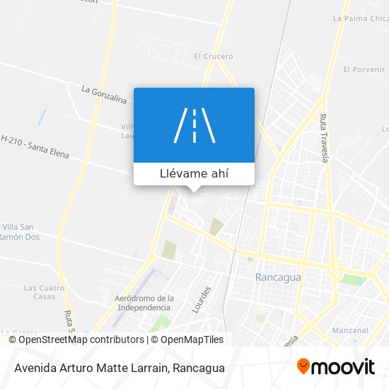 Mapa de Avenida Arturo Matte Larrain