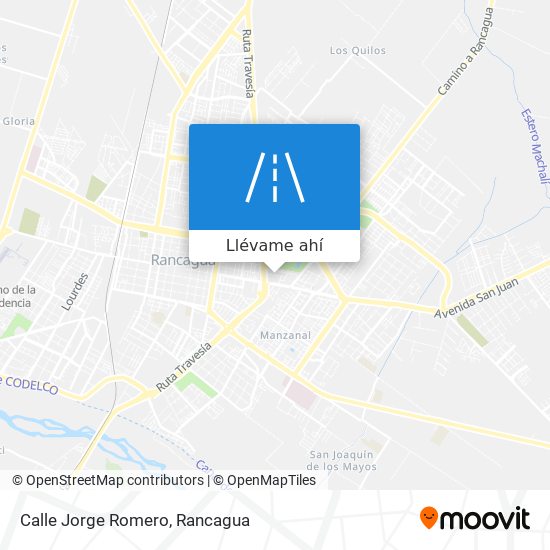 Mapa de Calle Jorge Romero