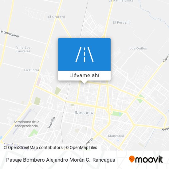 Mapa de Pasaje Bombero Alejandro Morán C.