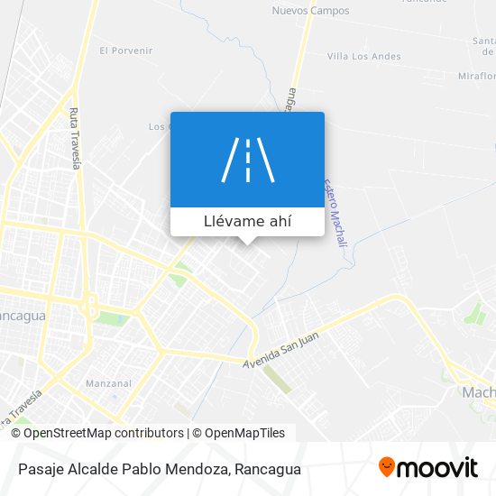 Mapa de Pasaje Alcalde Pablo Mendoza