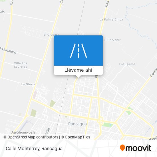 Mapa de Calle Monterrey