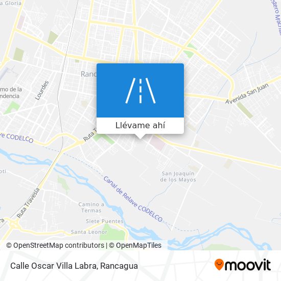 Mapa de Calle Oscar Villa Labra