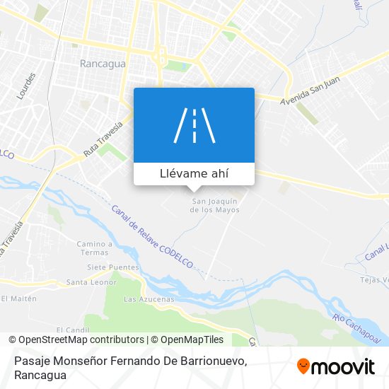 Mapa de Pasaje Monseñor Fernando De Barrionuevo